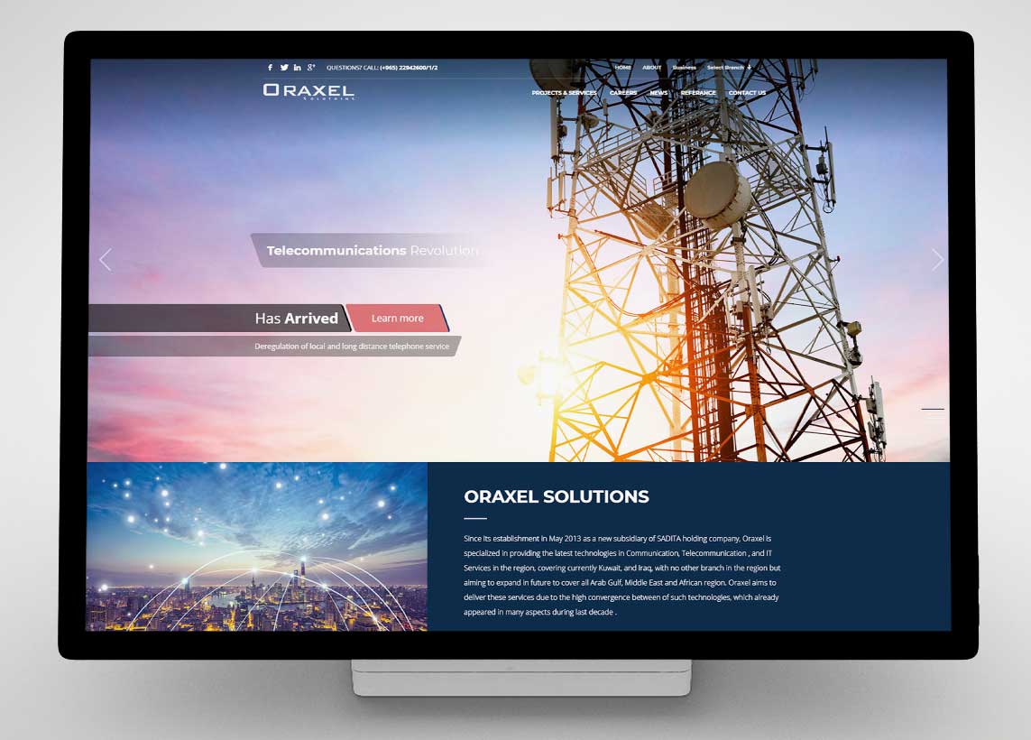 Oraxel Solutions Website